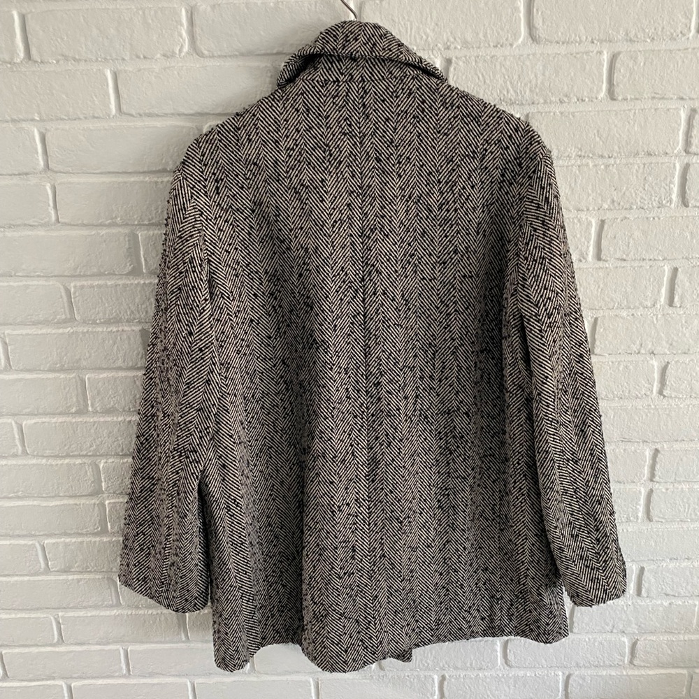 H&M Herringbone Pea Coat - Picture 5 of 5